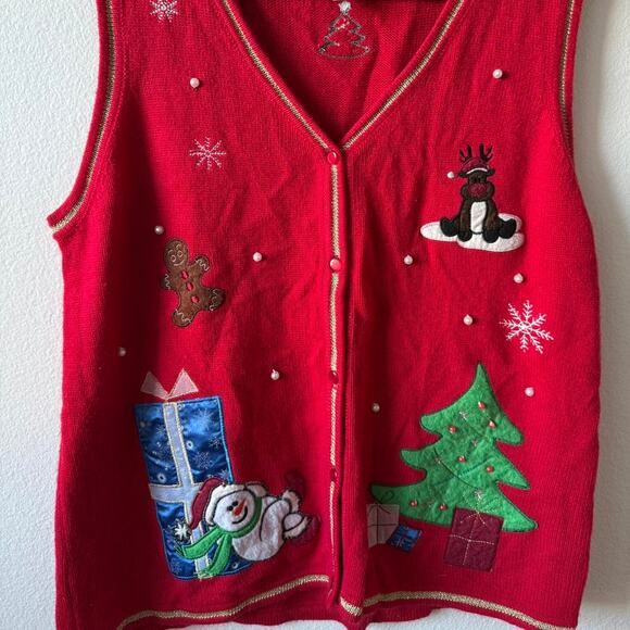 Vintage christmas sweater checkout my - Picture 3 of 5